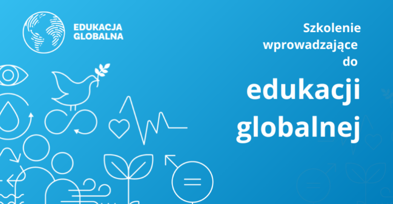 Poziomy baner - gołąb, wykresy, edukacja globalna